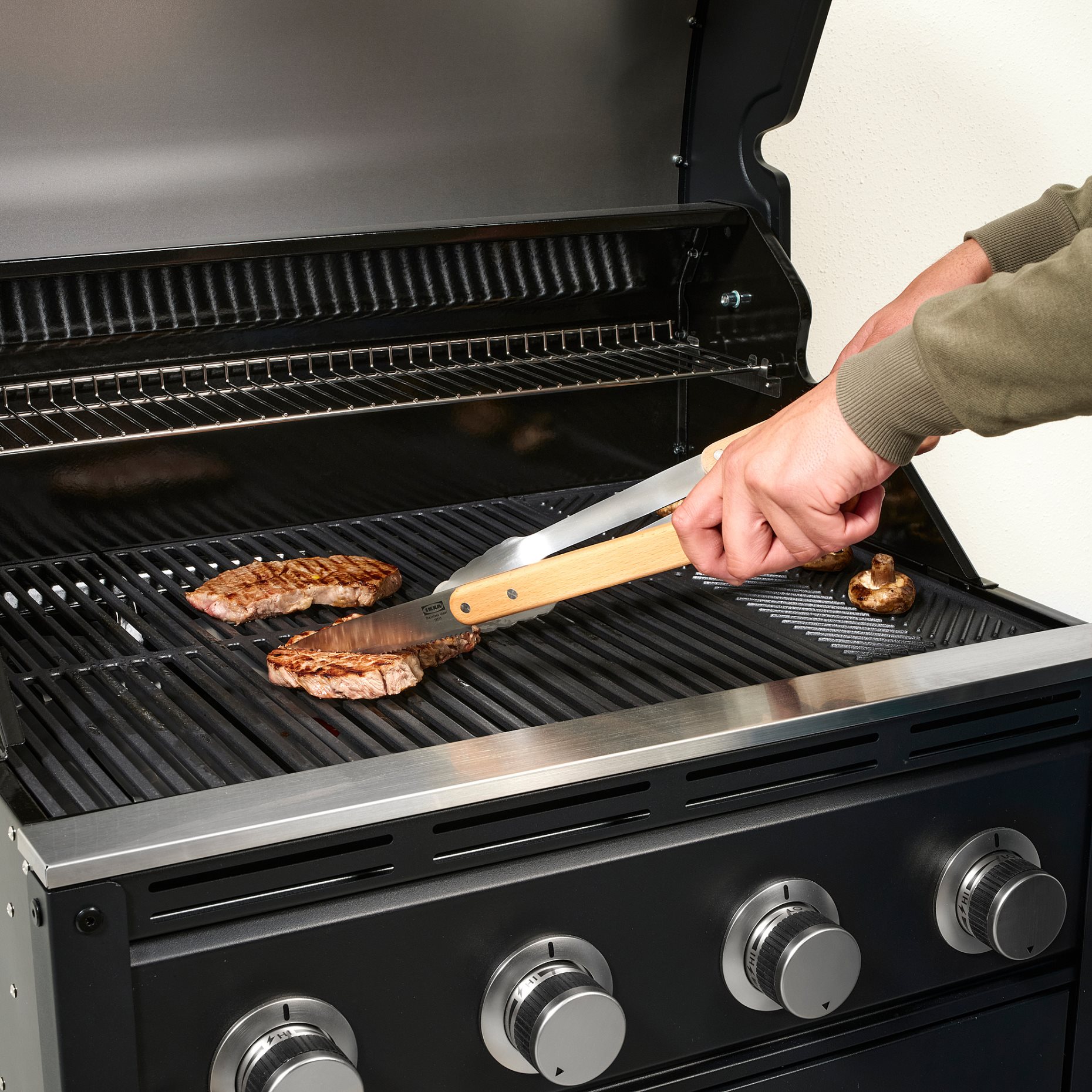 GRILLTIDER, прибори за барбекю, 3 бр., 905.908.62
