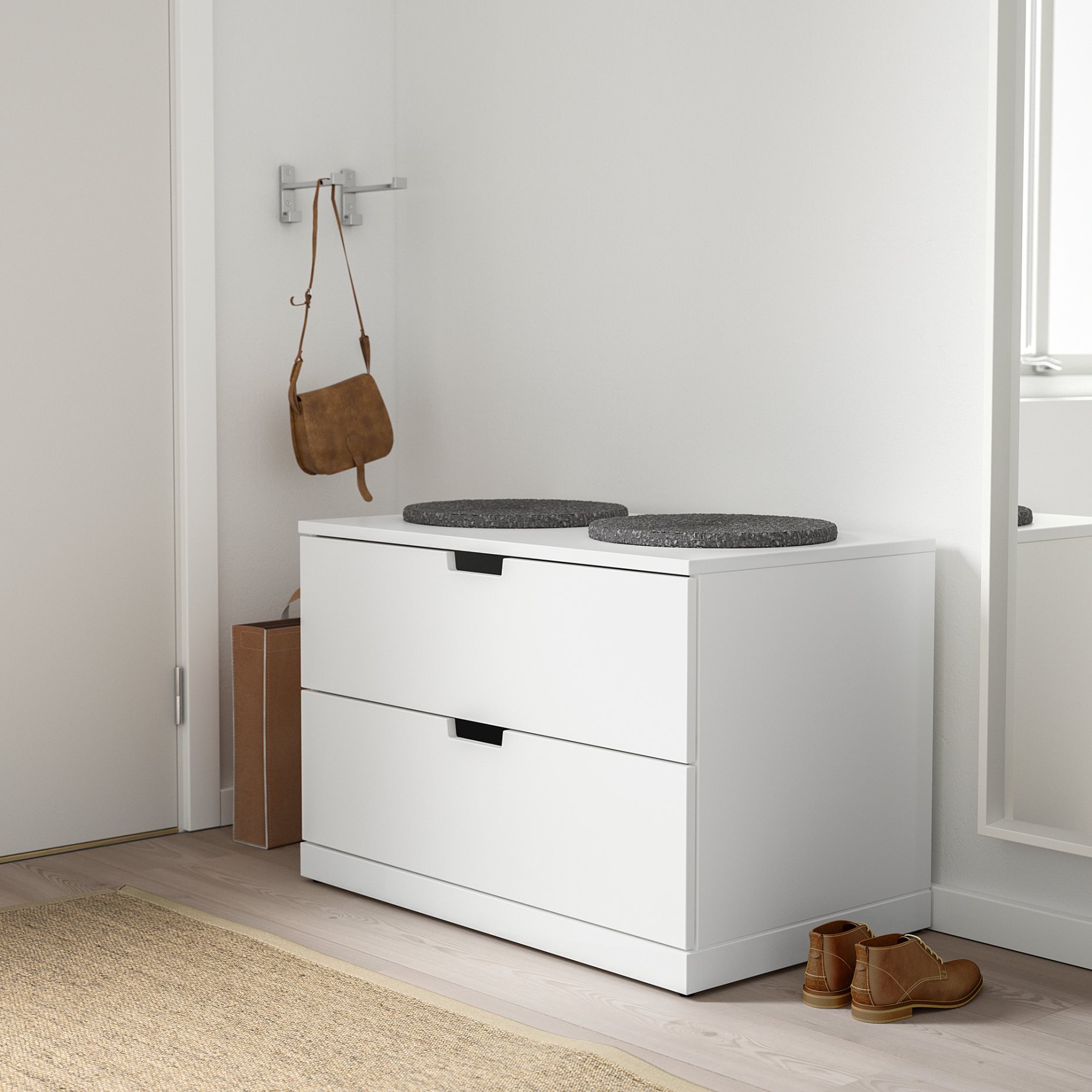 NORDLI, скрин с 2 чекмеджета, 992.394.94