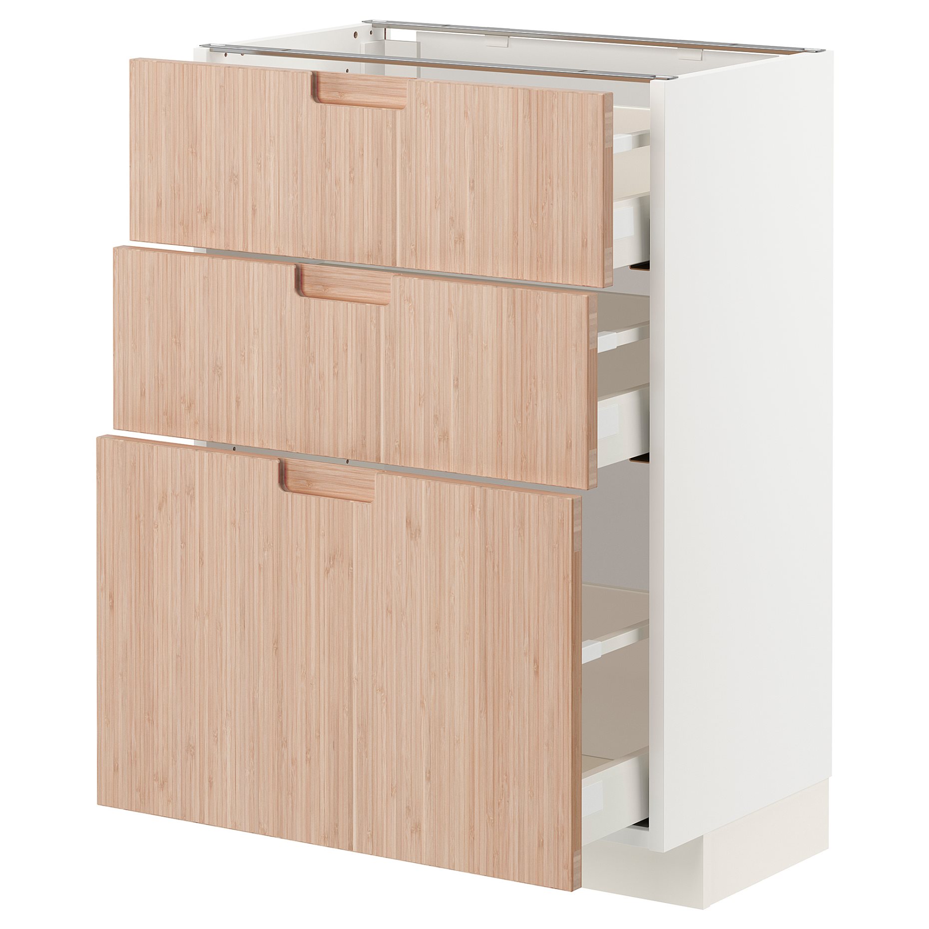 METOD/MAXIMERA, долен шкаф с 3 чекмеджета, 993.303.08