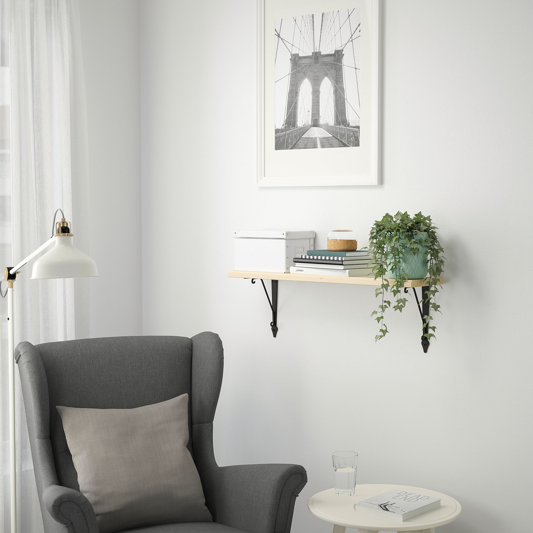 TRANHULT/KROKSHULT, стенен рафт, 993.363.29