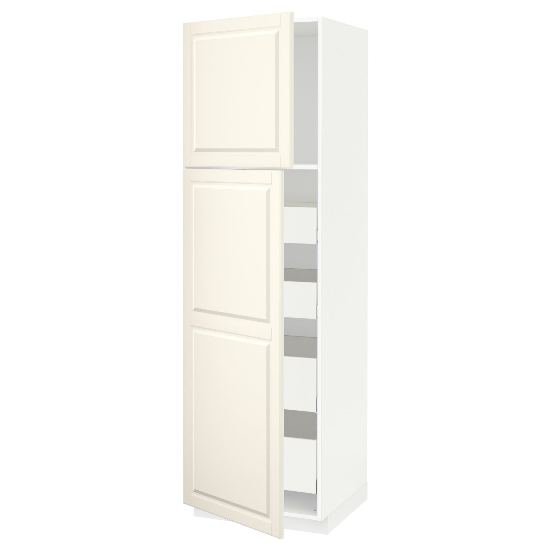 METOD/MAXIMERA, висок шкаф с 2 врати/4 чекмеджета, 994.573.35