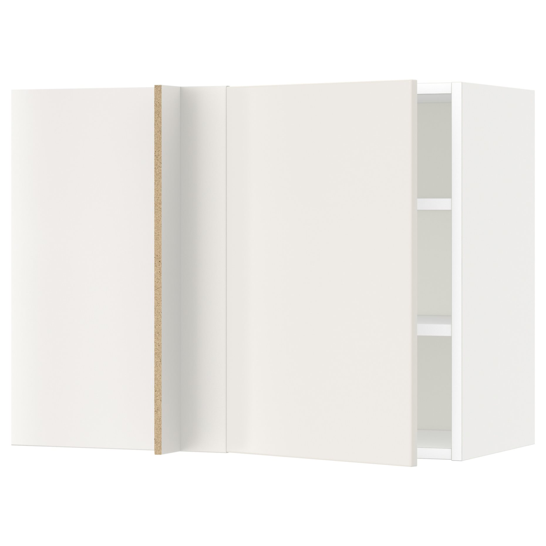 METOD, ъглов стенен шкаф с рафтове, 994.593.96