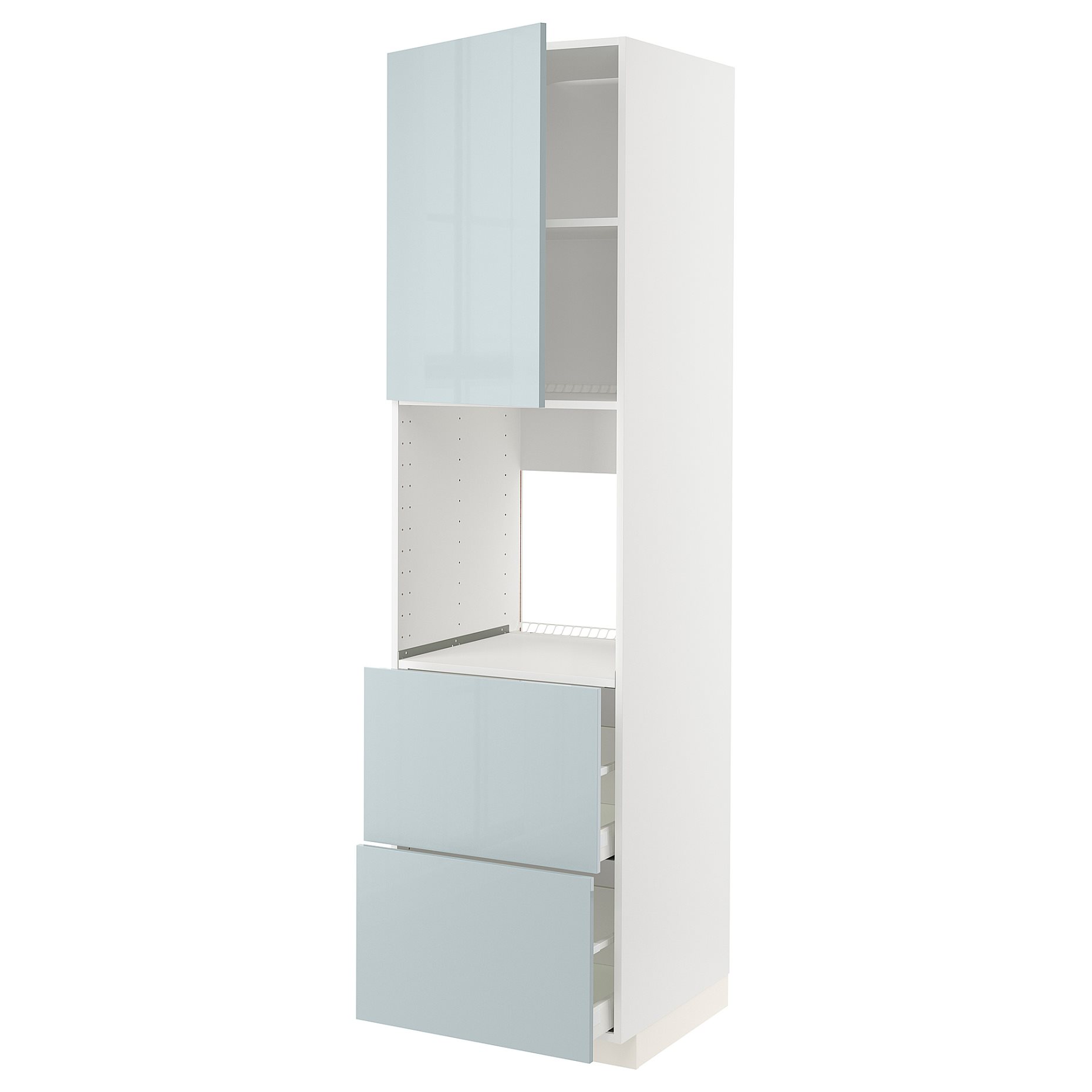 METOD/MAXIMERA, Висок шкаф за фурна, чекм/2чела/2 високи чекм, 994.795.25