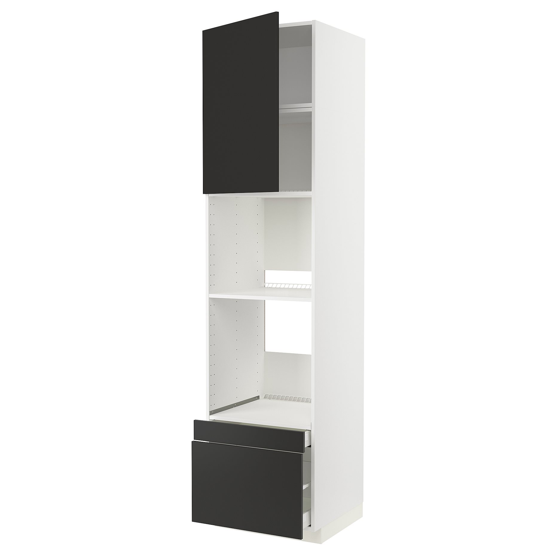 METOD/MAXIMERA, висок шкаф за фурна/комби фурна+врата/2 чекм., 994.978.26