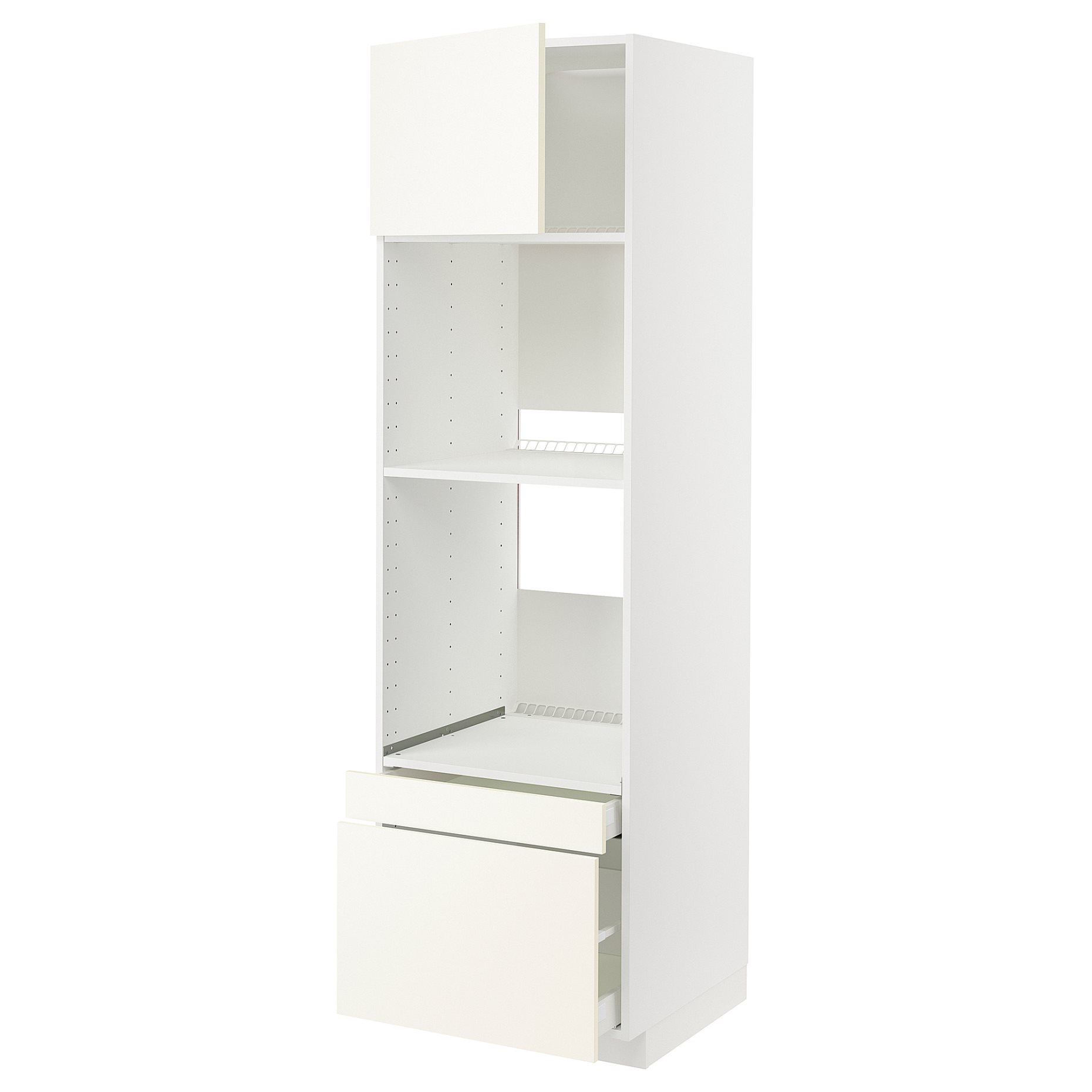 METOD/MAXIMERA, висок шкаф за фурна/комби фурна + врата/2 чекм., 995.074.39
