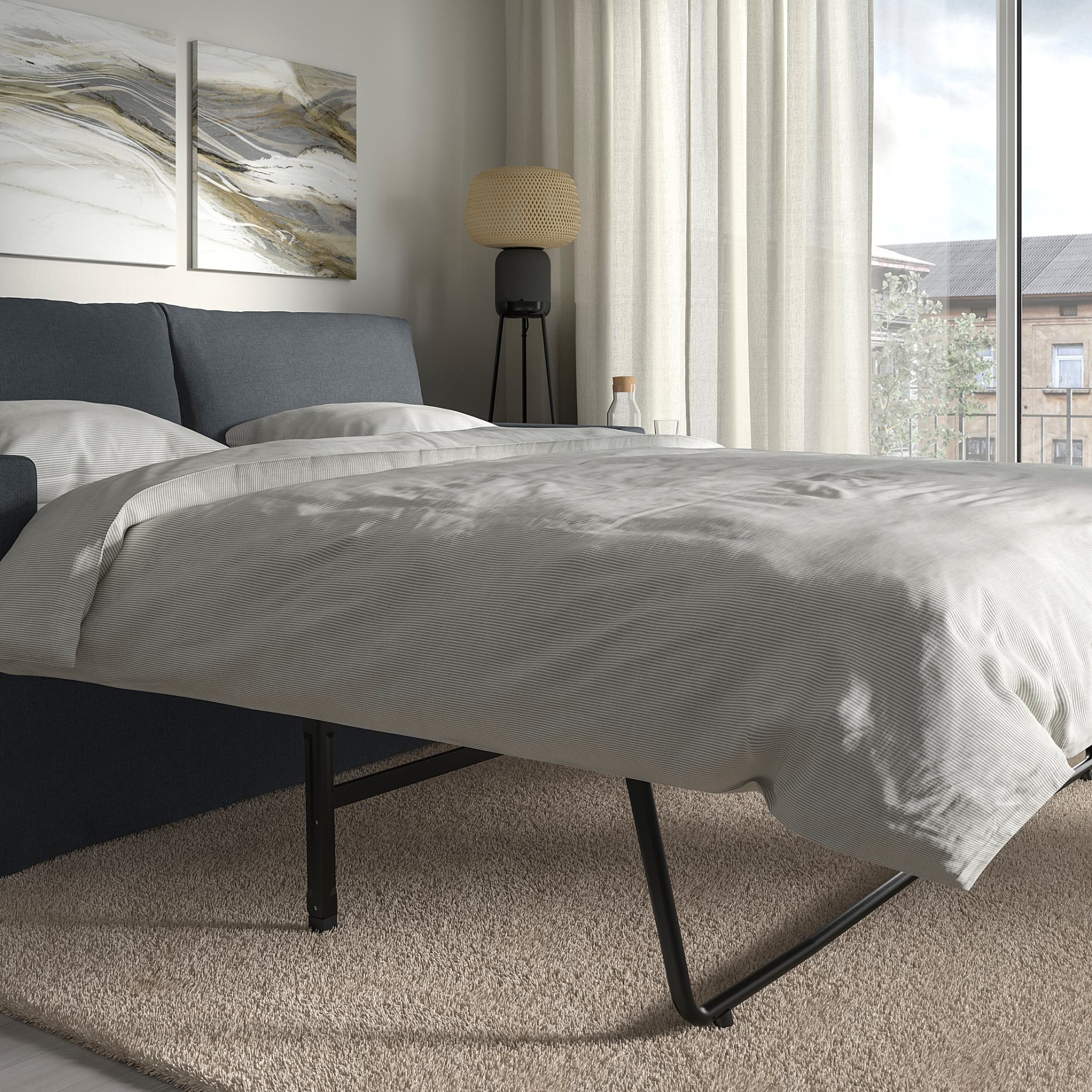 HYLTARP, 2-местен разтегателен диван, 995.148.59