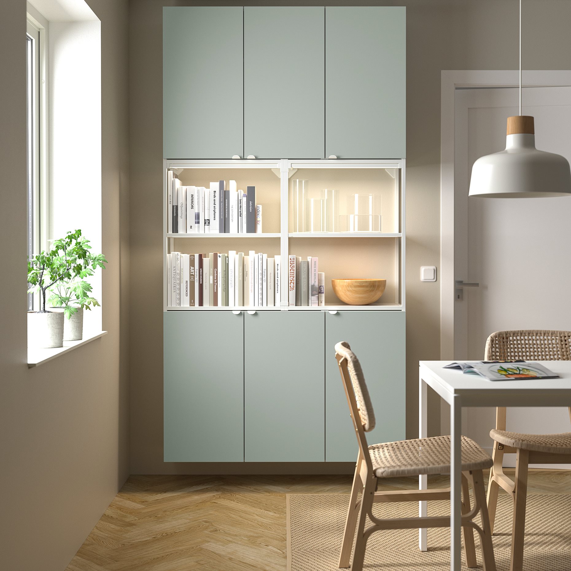 ENHET, комб. артикули за съхранение, 995.480.67
