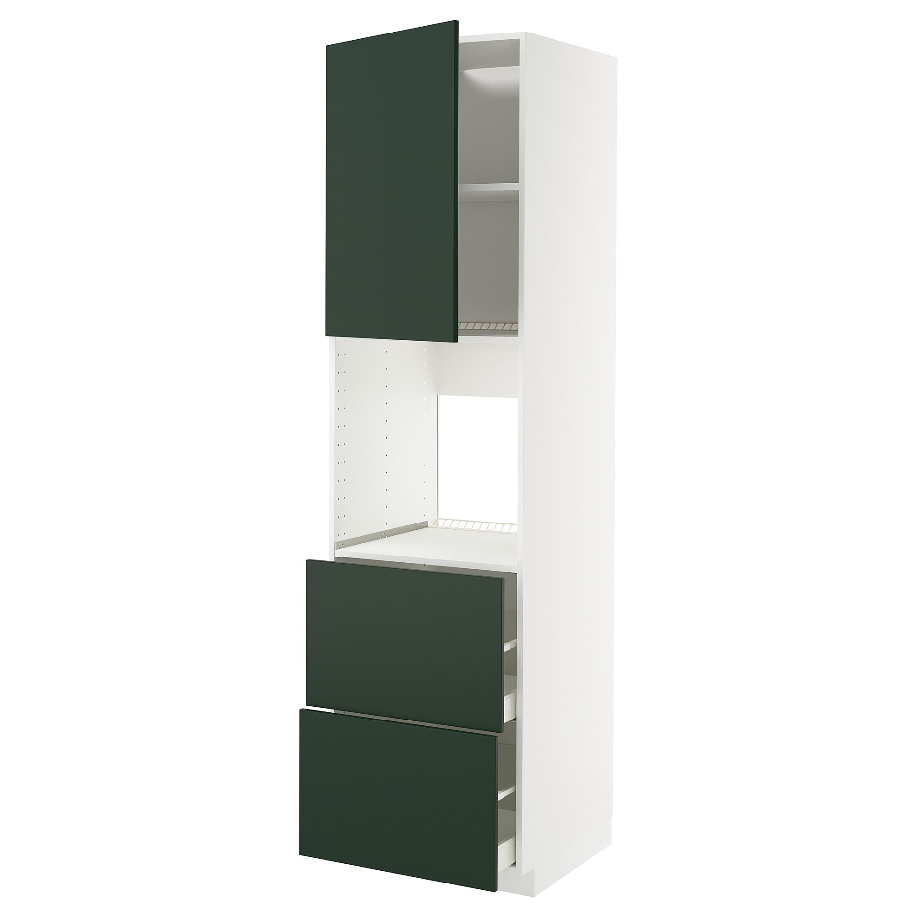 METOD/MAXIMERA, висок шкаф за фурна, чекм./2 чела/2 високи чекм., 995.576.22