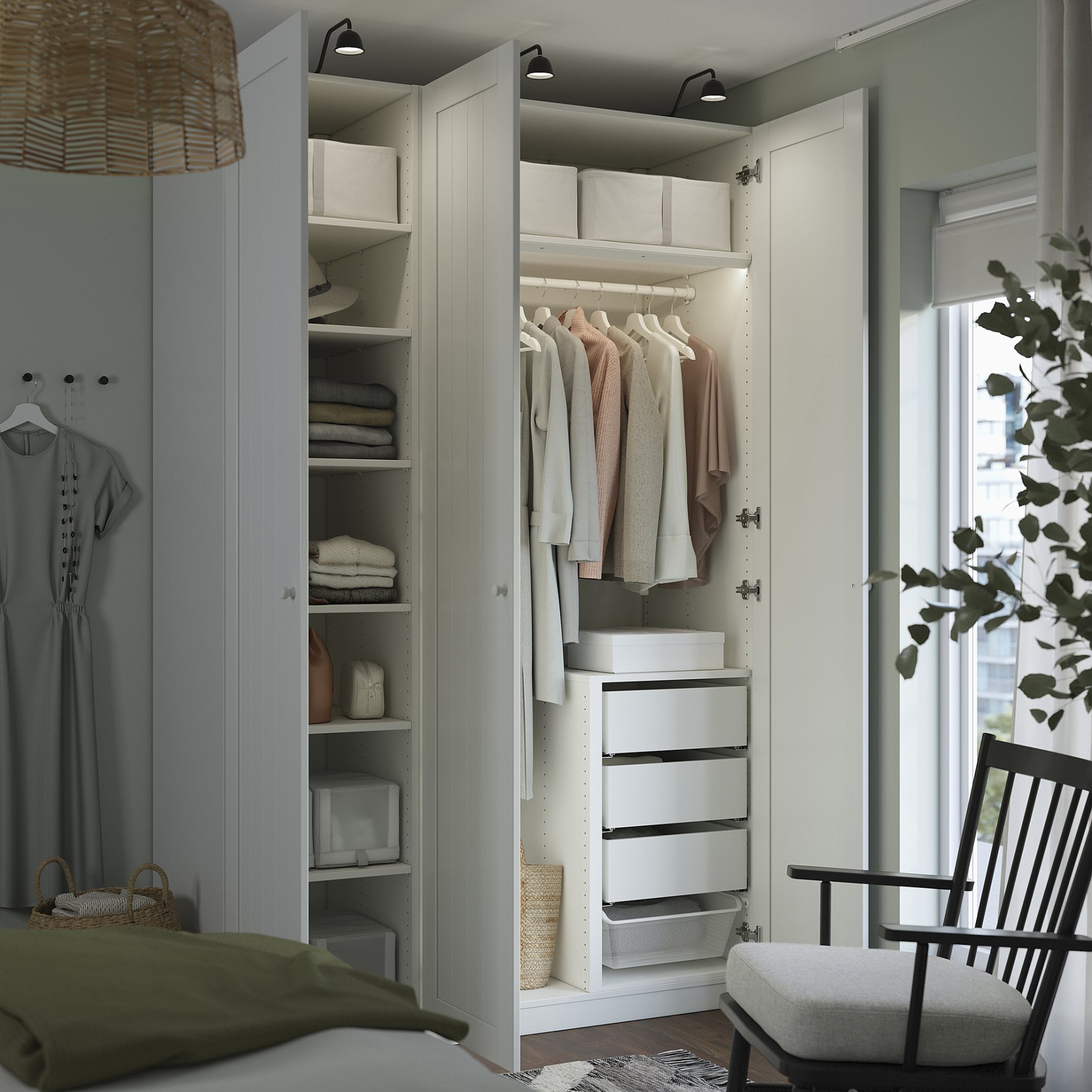 PAX/GULLABERG, Гардероб - комбинация, 995.630.91
