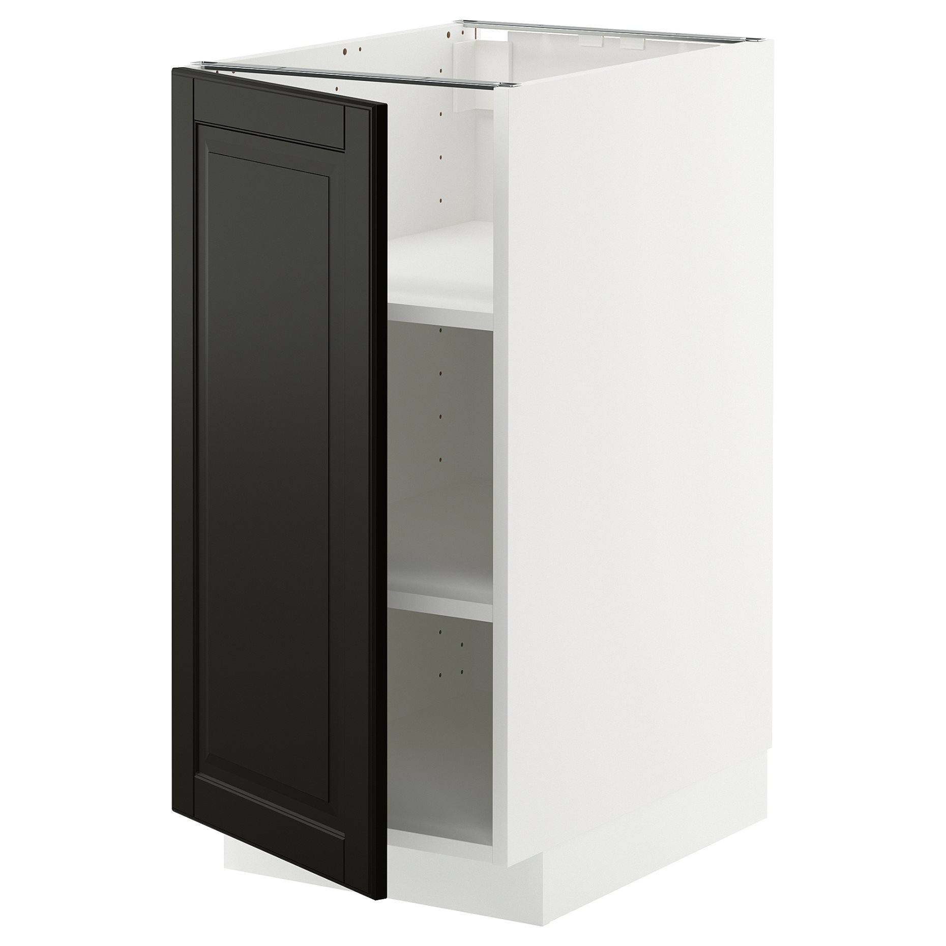 METOD, долен шкаф с рафтове, 995.790.49