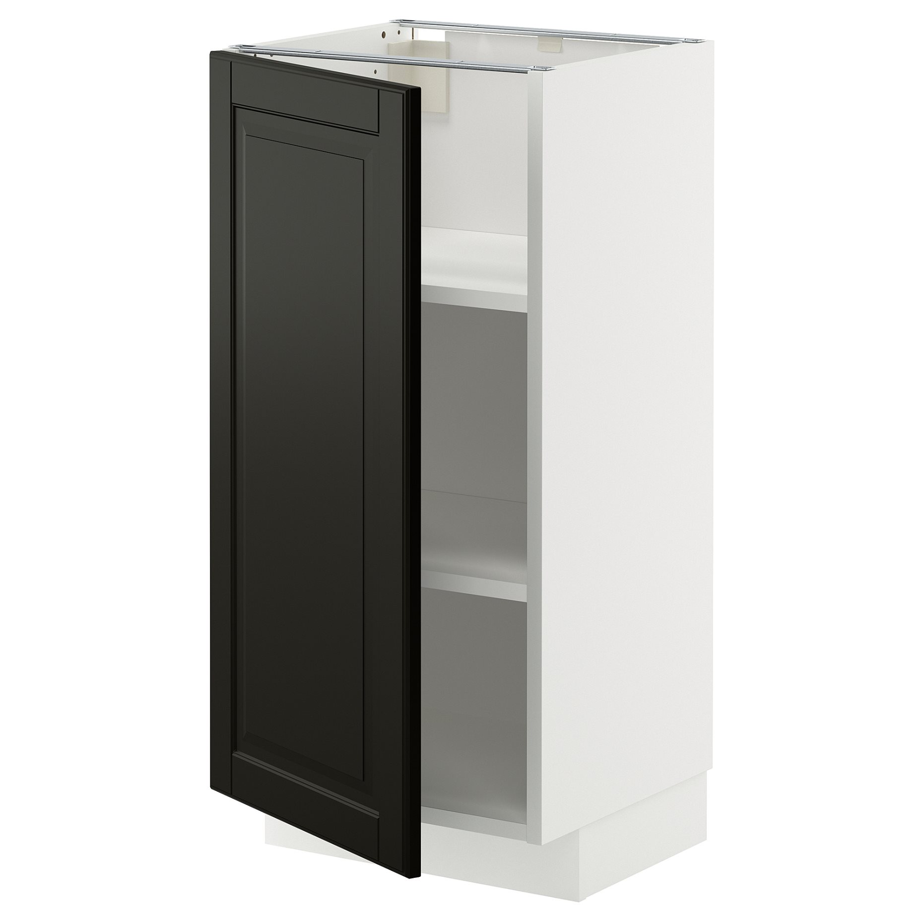 METOD, долен шкаф с рафтове, 995.791.34