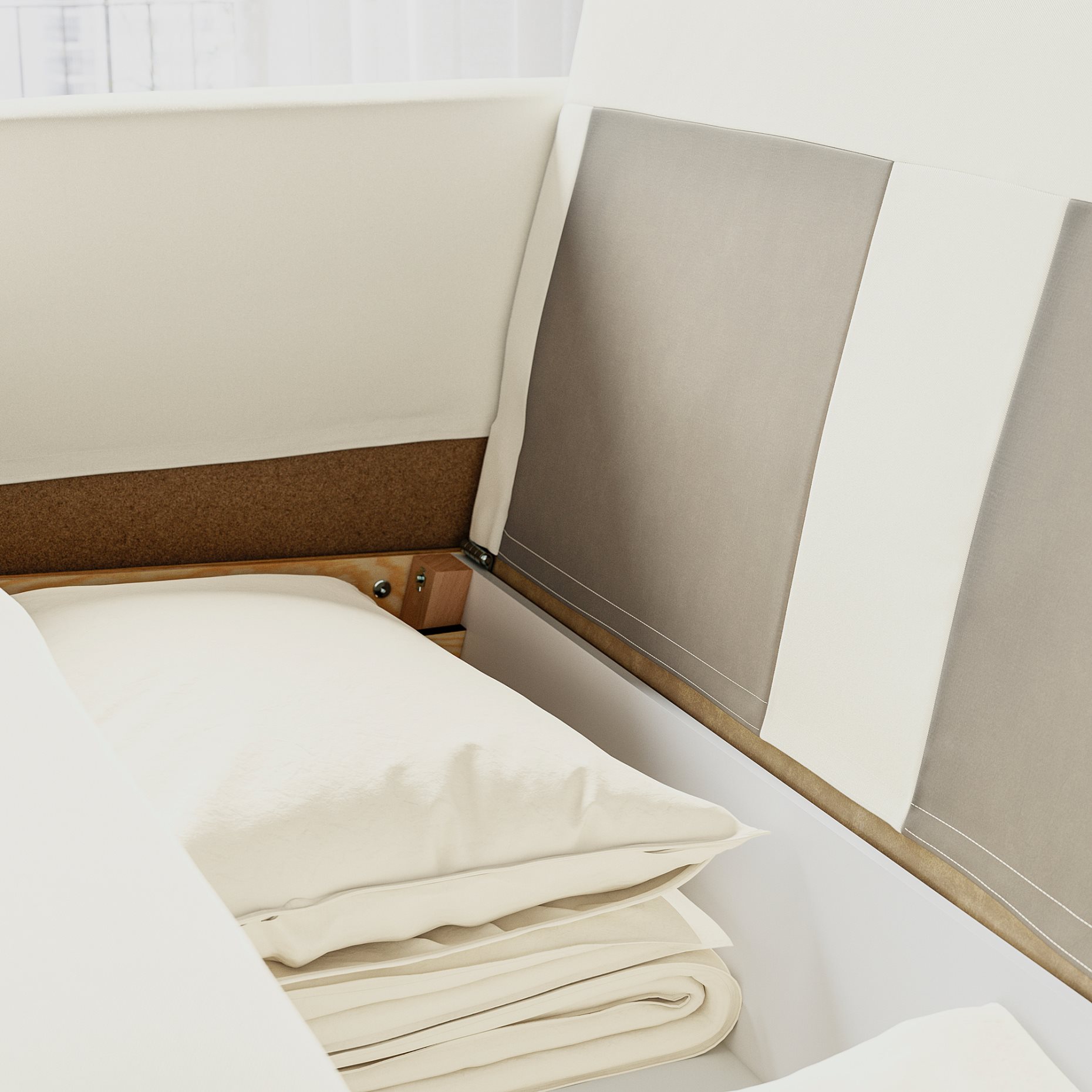 SALTSJÖBADEN, 3-местен разт. диван с лежанка, 995.792.14