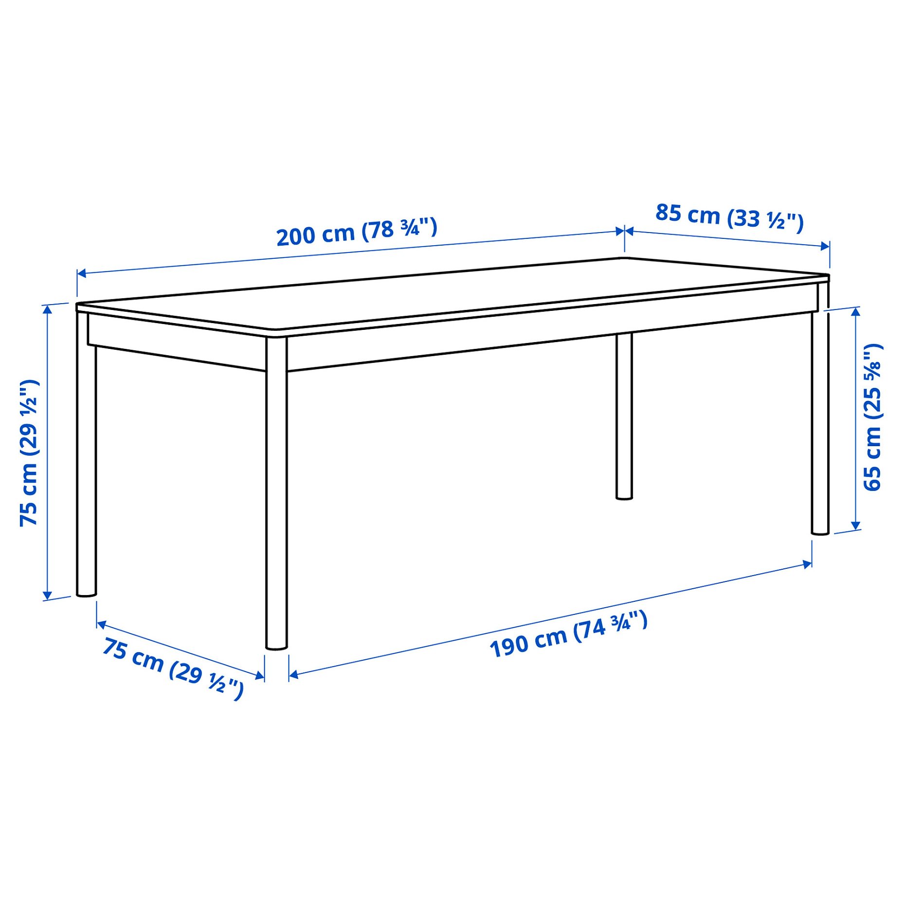 TONSTAD/TONSTAD, Маса и 6 стола, 995.967.46