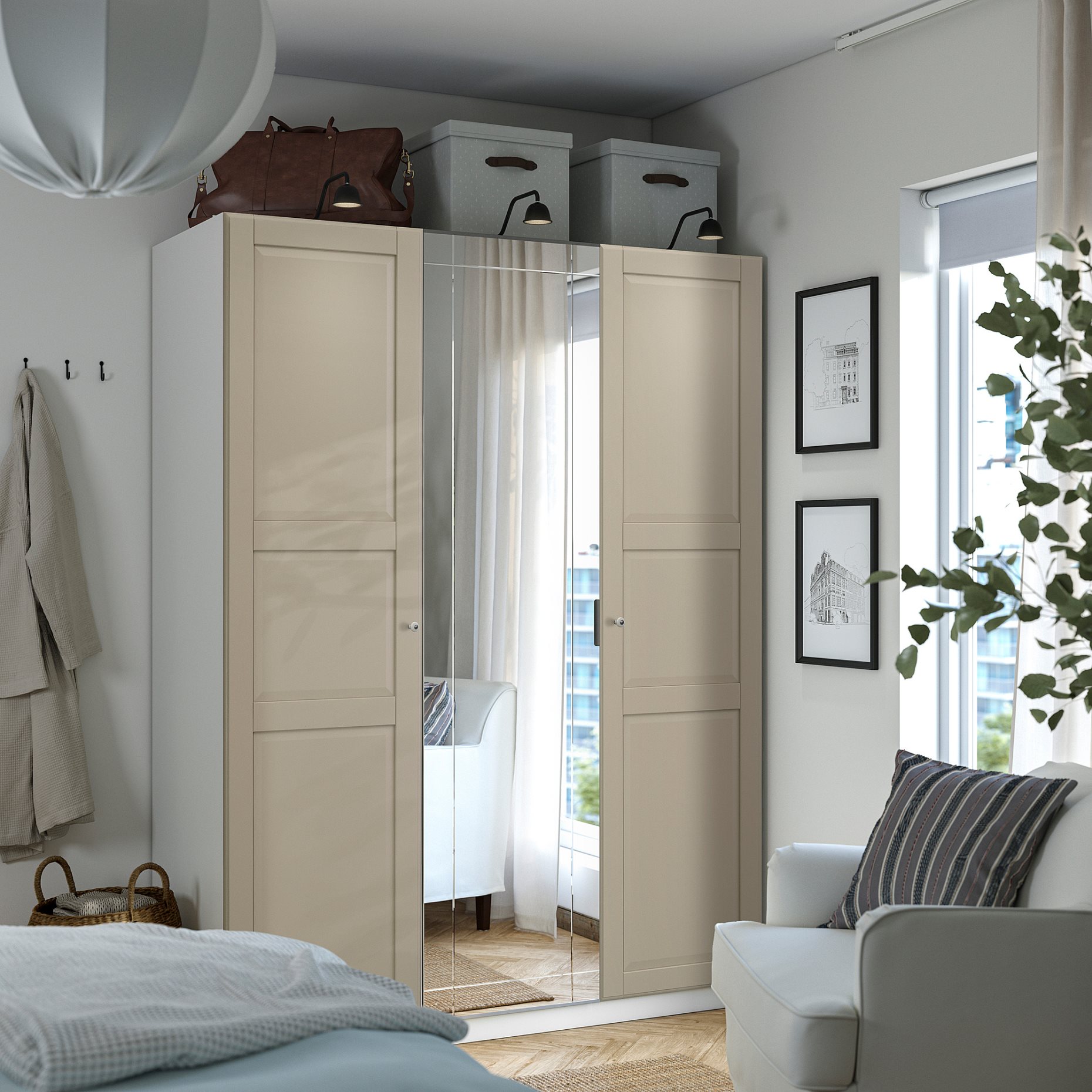PAX/KAMMARTORP/TYSSEDAL, гардероб - комбинация, 996.032.52