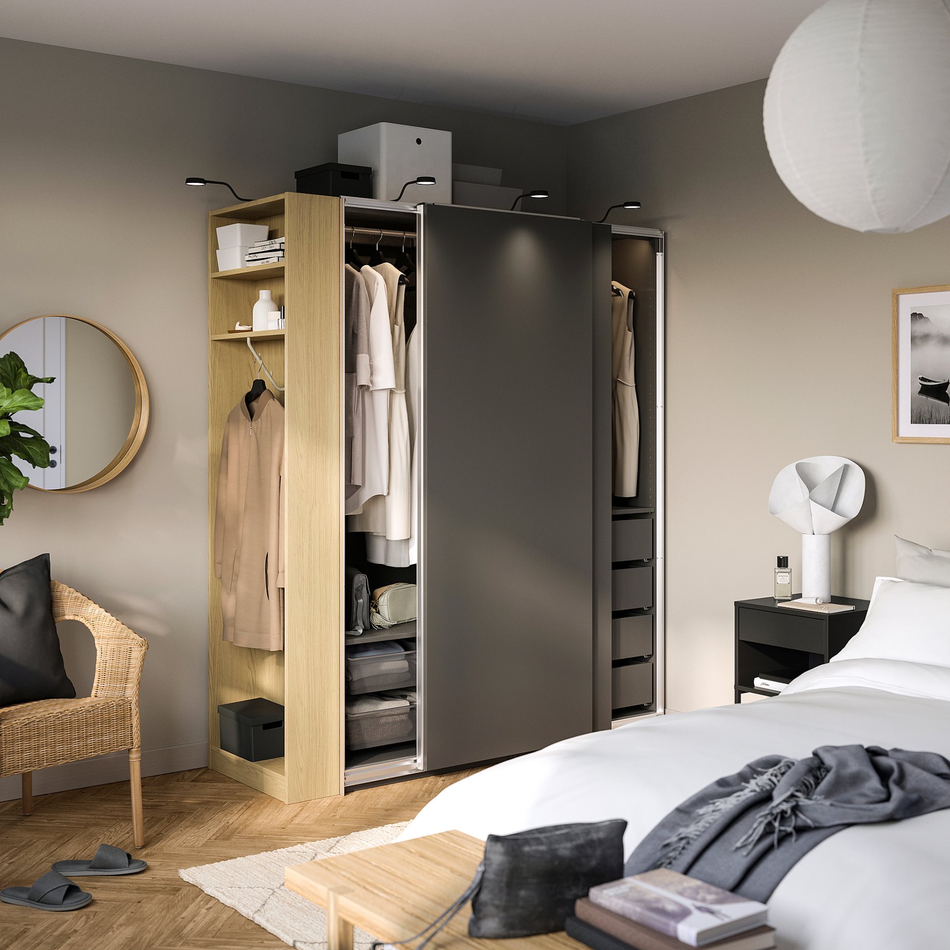 PAX/HASVIK, гардероб - комбинация, 996.069.67