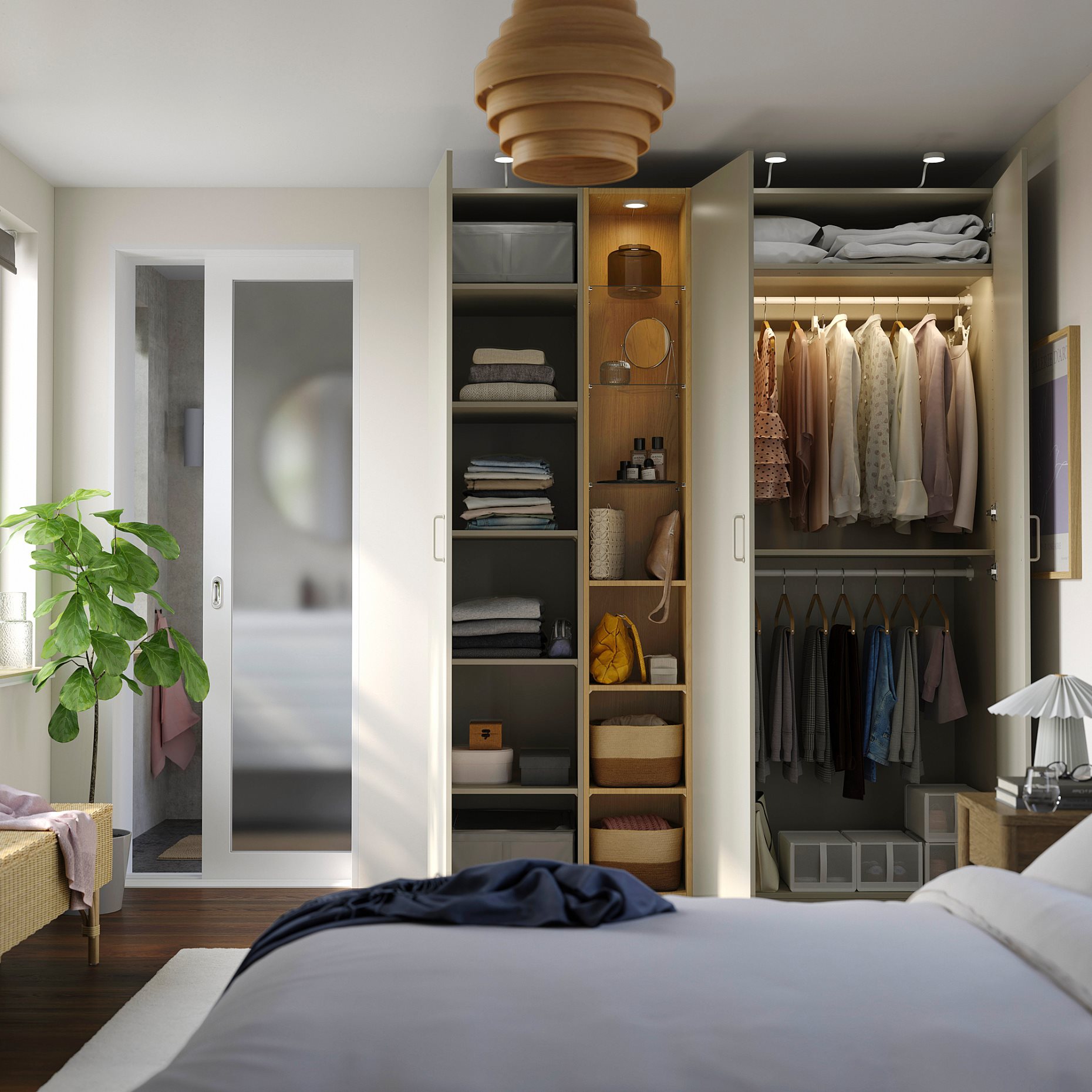 PAX/FORSAND, гардероб - комбинация, 996.072.74
