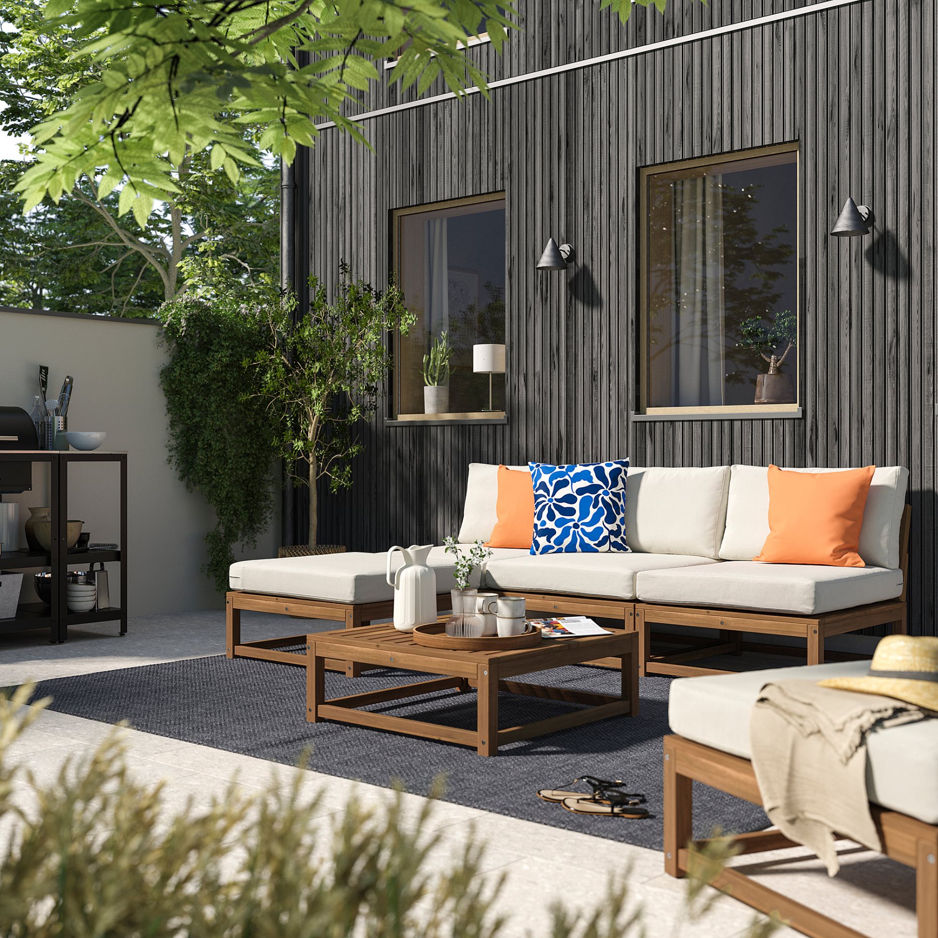 NÄMMARÖ, 3-местен комплект, 243 см, 996.075.18