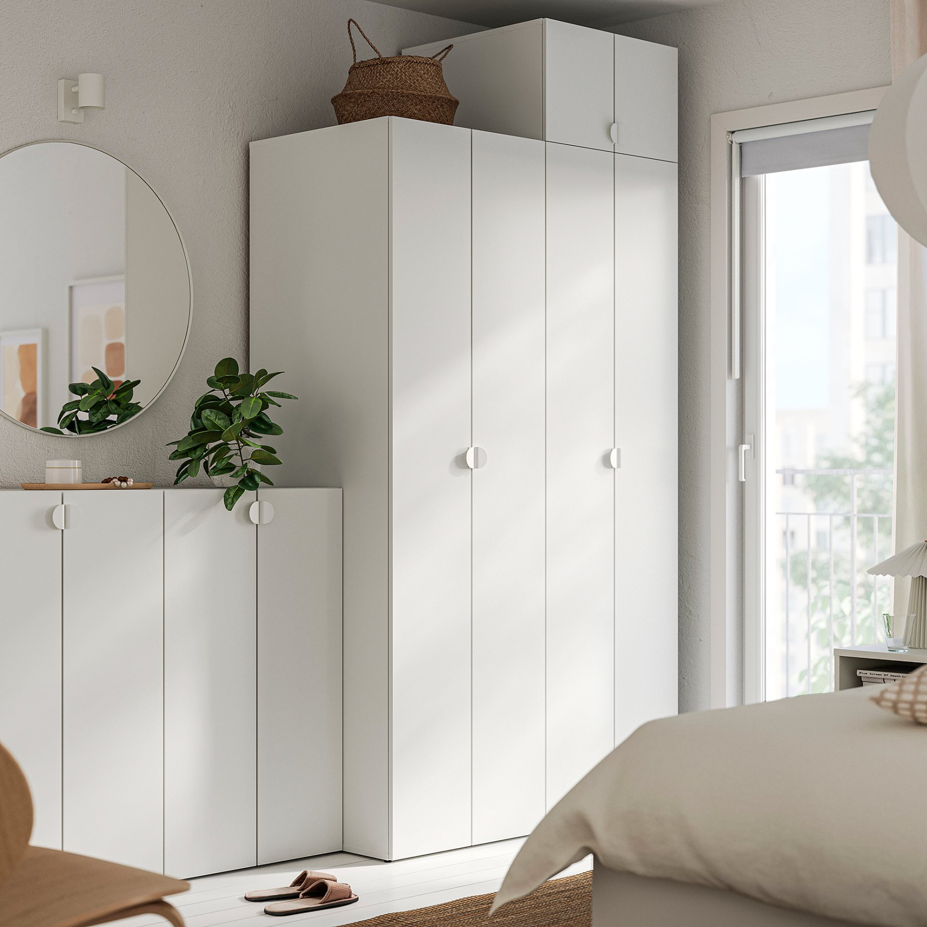 LASTARE, гардероб - комбинация, 240x62x236 см, 996.120.15