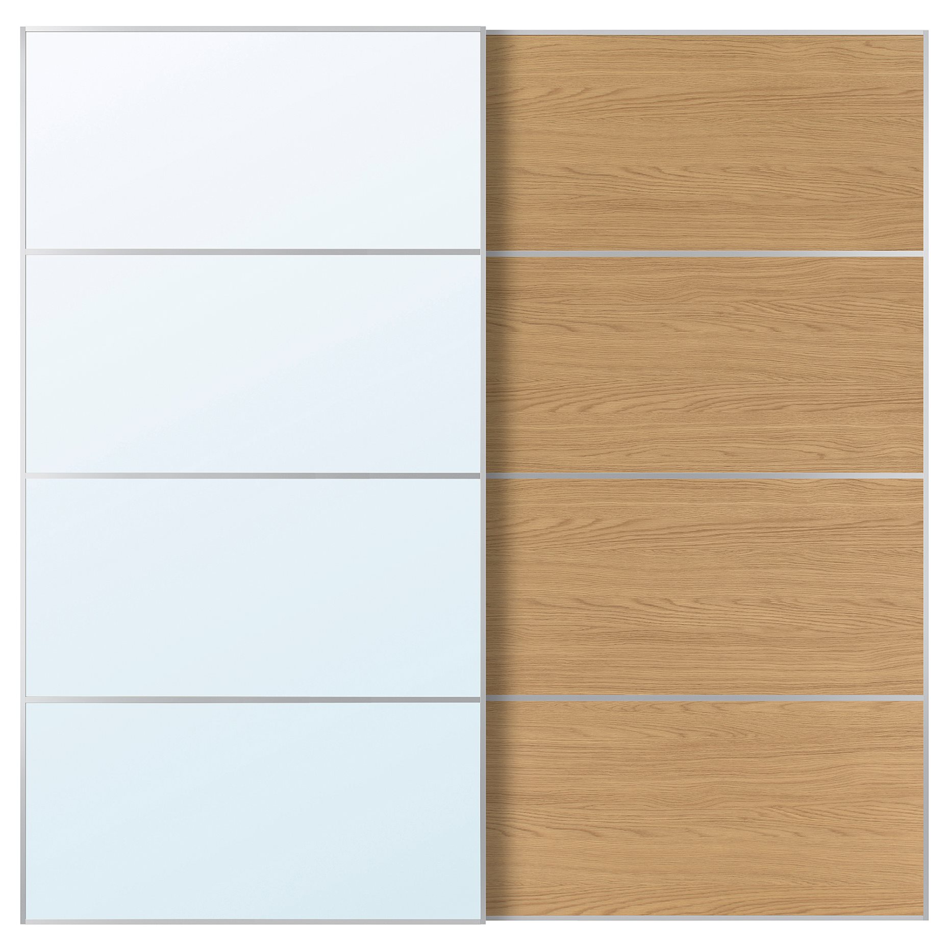 AULI/MEHAMN, 2 плъзгащи се врати, с две лица, 200x201 см, 996.158.01