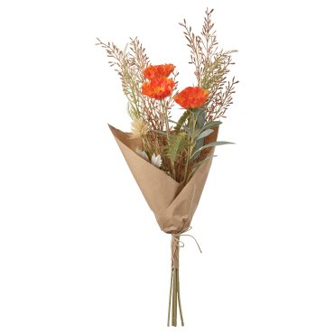 SMYCKA, букет изкуствени цветя, Мак, 65 см, 005.230.18