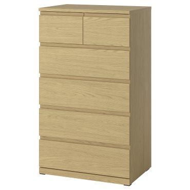 STORKLINTA, скрин с 6 чекмеджета, 70x50x120 см, 006.275.44