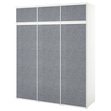 PLATSA, гардероб с 6 плъзгащи се врати, с две лица, 094.941.58