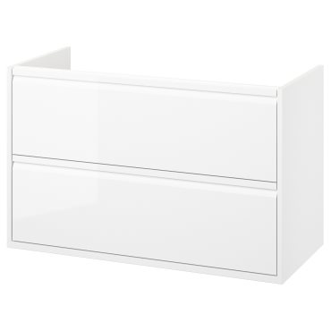 ÄNGSJÖN, шкаф за мивка с чекмеджета, 105.350.92