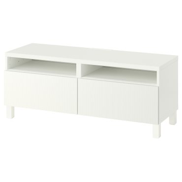 BESTÅ, TV шкаф с чекмеджета, 120x42x48 см, 195.973.68