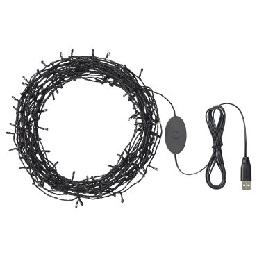 STRÅLA, LED гирлянда с 200 лампички, 205.990.50