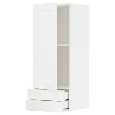 METOD/MAXIMERA, Стенен шкаф с врата/2 чекмеджета, 294.735.03