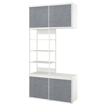 PLATSA, отворен гардероб с 4 плъзагщи се врати, с две лица, 294.941.81
