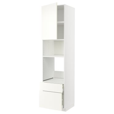 METOD/MAXIMERA, висок шкаф за фурна/микровълн + врата/2 чекм., 295.074.47