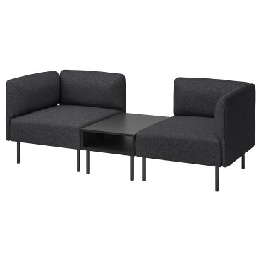 LILLEHEM, 2-местен модулен диван с маса, 295.360.58