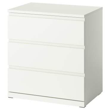 STORKLINTA, скрин с 3 чекмеджета, 70x50x75 см, 306.275.33