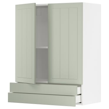 METOD/MAXIMERA, стенен шкаф с 2 врати/2 чекмеджета, 394.867.98