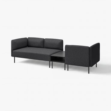 LILLEHEM, 3-местен модулен диван с маса, 395.362.65