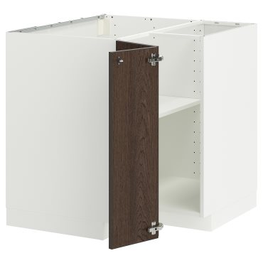 METOD, ъглов долен шкаф с рафт, 395.847.46