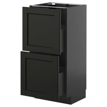 METOD/KNIVSHULT, долен шкаф с 2 чекмеджета, 395.878.96