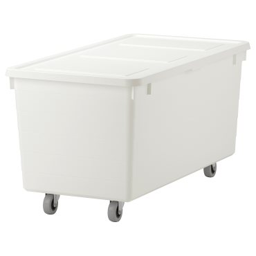 SOCKERBIT, кутия с колелца и капак, 38x76x37 см, 396.190.67