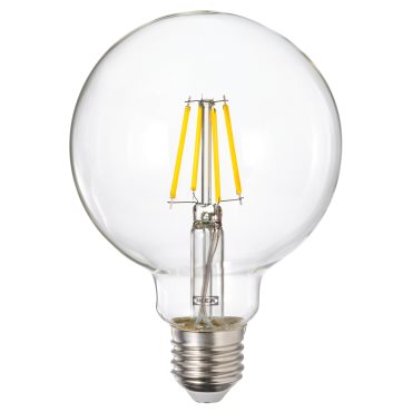 LUNNOM, LED крушка E27 470 лумена, 95 мм, регул. силата на светлината, 406.148.27