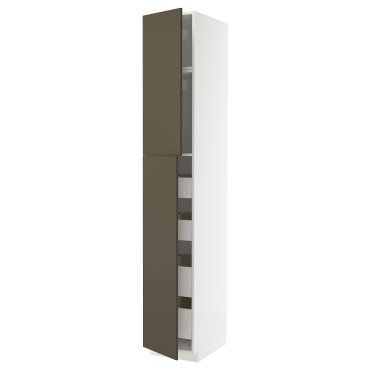 METOD/MAXIMERA, висок шкаф с 2 врати/4 чекмеджета, 495.586.76