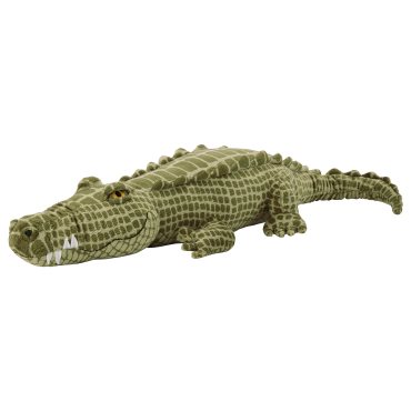 JÄTTEMÄTT, плюшена играчка, крокодил, 505.068.13