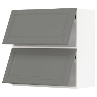 METOD, стенен хоризонтален шкаф с 2 врати, 80x80 см, 593.919.83