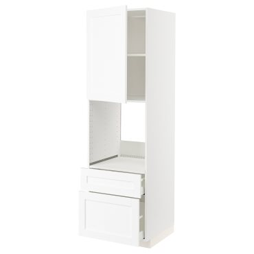 METOD/MAXIMERA, Висок шкаф фурна+вр/2 чела/1 ср/1 вис чкм, 594.735.73