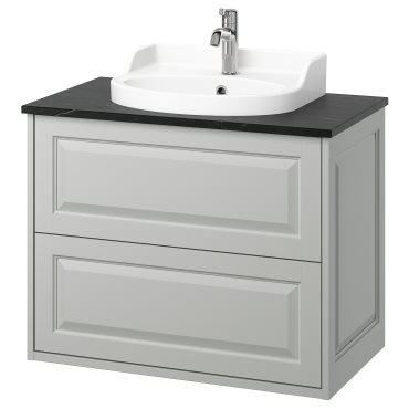 TANNFORSEN/RUTSJON, шкаф за мивка + чекмеджета/мивка/смесител, 595.140.88