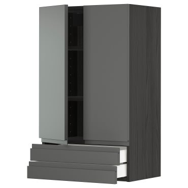METOD/MAXIMERA, стенен шкаф с 2 врати/2 чекмеджета, 694.680.38