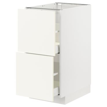 METOD/MAXIMERA, долен шкаф с 2 чела/2 високи чекмеджета, 695.071.67