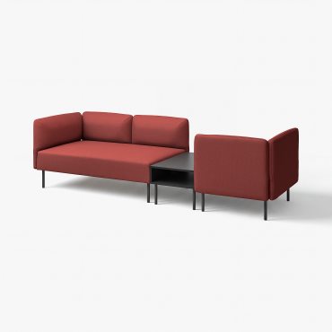 LILLEHEM, 3-местен модулен диван с маса, 695.362.64