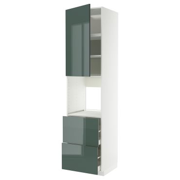 METOD/MAXIMERA, висок шкаф за фурна + врата/2 чекм., 695.859.71