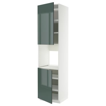 METOD, висок шкаф за фурна с 2 врати/рафт, 695.860.94